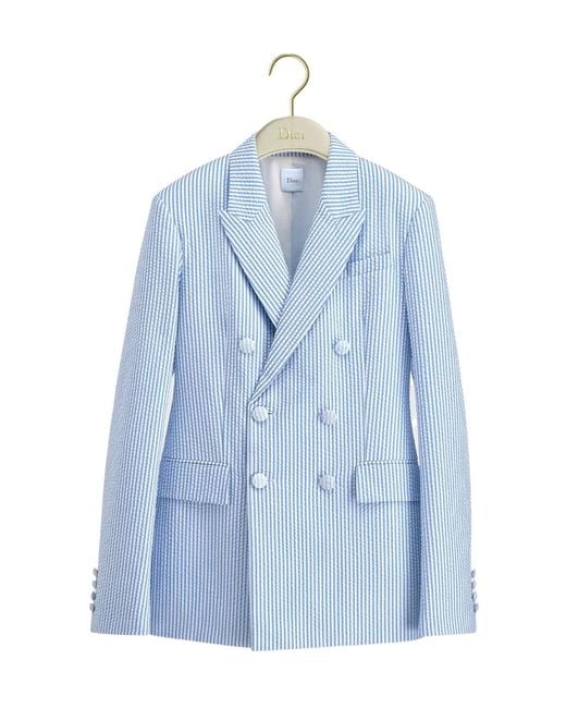 Dior Blue Iviera Fitted Jacket