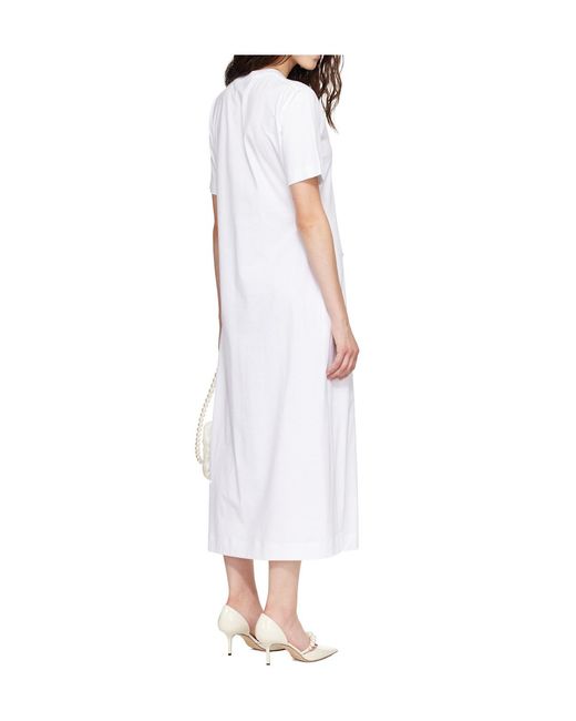 Simone Rocha White Easy Embellished Dress