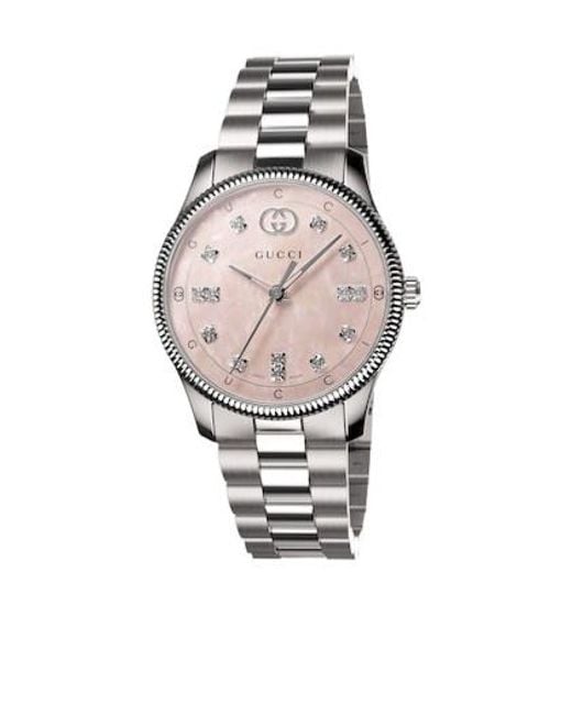 Gucci White G-Timeless Watch, 29Mm