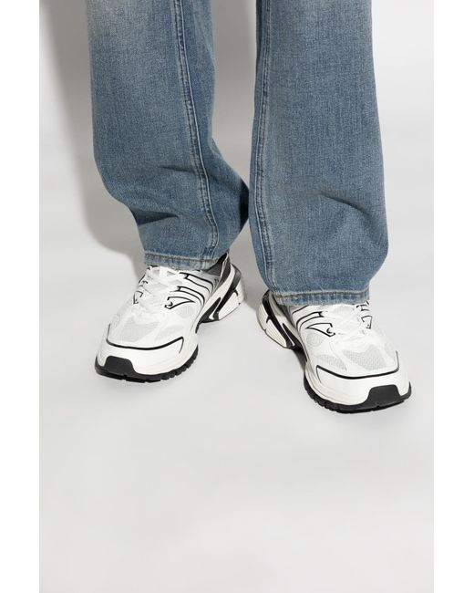 DIESEL White S-Serendipity Low-Top Sneakers for men