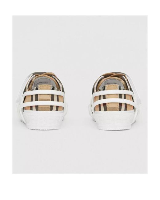 Burberry Natural Vintage Check Sneakers