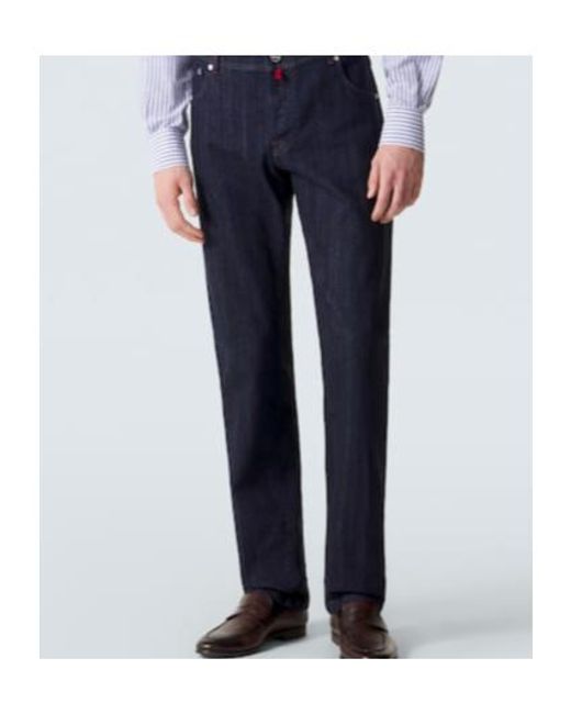 Kiton Blue Slim Jeans for men