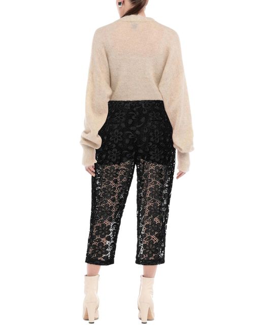 Dolce & Gabbana Black Solid Color Tapered Pants