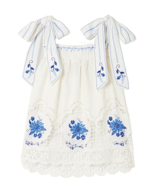 Farm Rio Blue Bow Vest