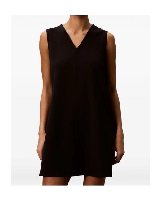 Calvin Klein Black Sleeveless Mini Dress