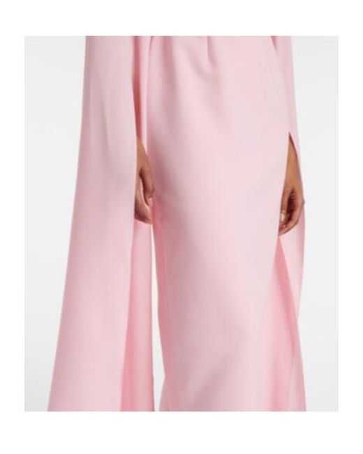 Roksanda Pink Nour Draped Crepe Midi Dress
