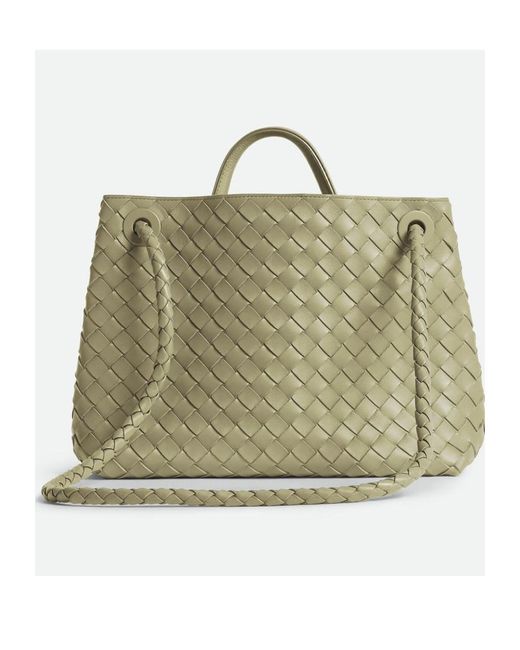 Bottega Veneta Metallic Drawstring Shoulder Bag