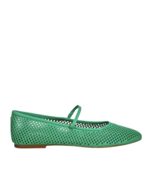 Ralph Lauren Green Jayna Flat Pumps