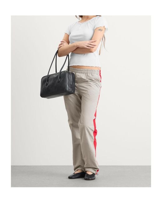 GIMAGUAS Gray Elastic Waist Casual Pants for men