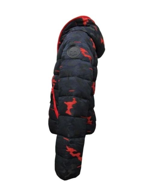Hydrogen Multicolor Hoded Camouflage Down Jacket for men