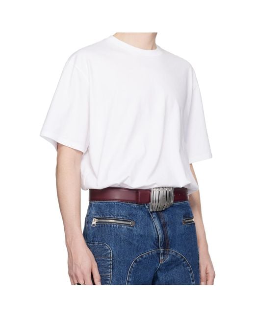 Jean Paul Gaultier White Printed Short-Sleeve T-Shirt