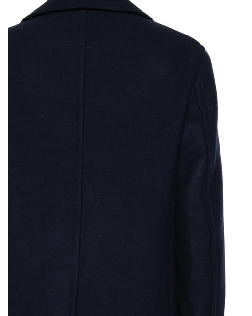 Tom Ford Blue Double Breasted Coat for men