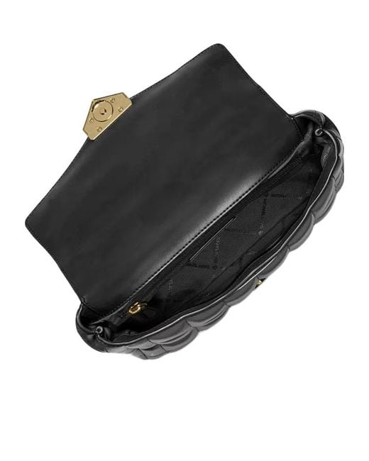 Michael Kors Black Soho Large Quilted Shoulder Bag