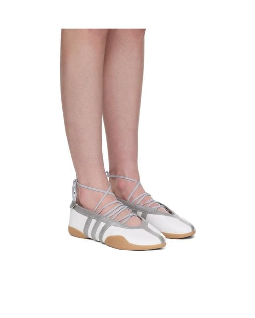 Adidas Originals Gray Taekwondo Mei Ballet Flats