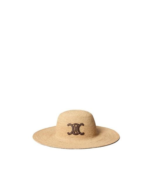 Céline White Triomphe Hat
