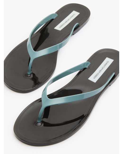 Christopher Esber White Jo Rubber Flip-Flops