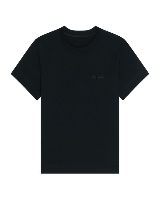Givenchy Black Logo Detailed Crew Neck T-Shirt