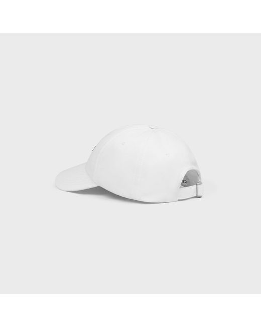 Céline White Richelieu Cap