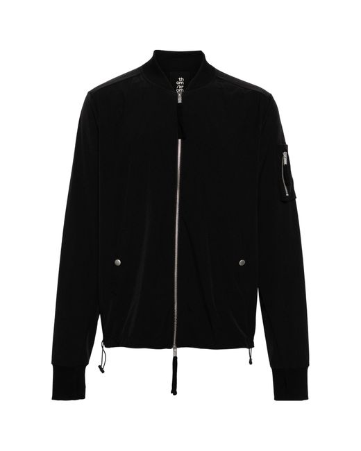 Thom Krom Black Zip-Up Bomber Jacket for men