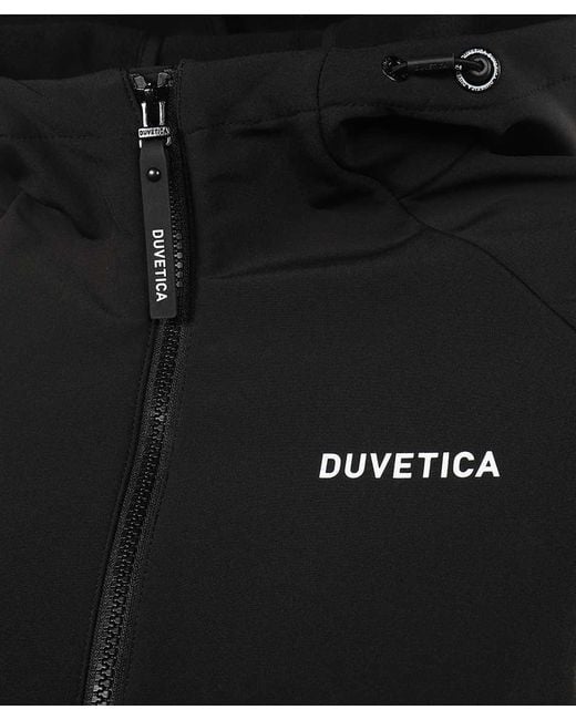 Duvetica Black Logo Zip-Up Casual Jacket