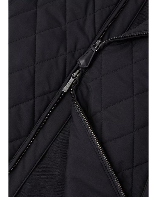 Loro Piana Blue Hopton Bomber Jacket for men