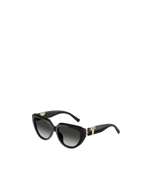 Tiffany & Co White Logo-Plaque Sunglasses