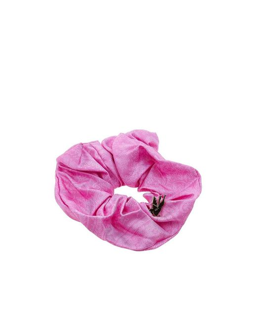 Etro Pink Logo Hair Ring