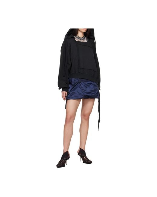 OTTOLINGER Blue Draped Skirt