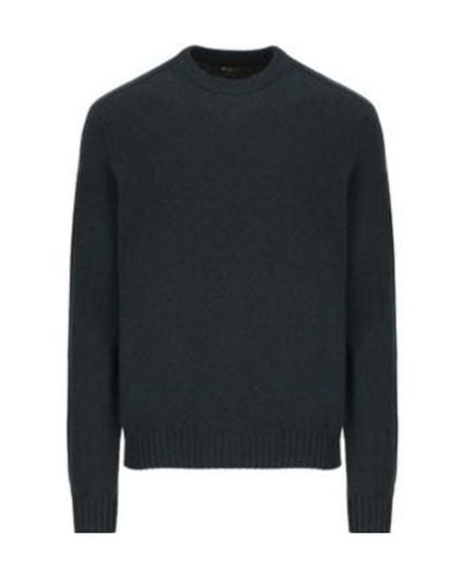 Loro Piana Black Mastallone Crewneck Jumper for men