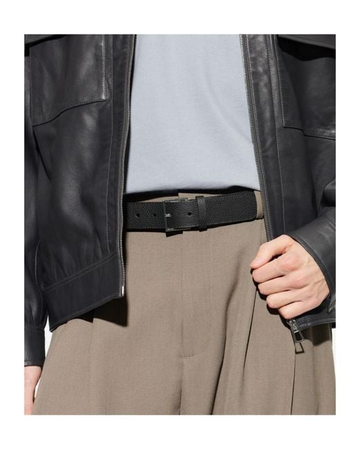 Paul Smith White Pin-Buckle Leather Belt for men