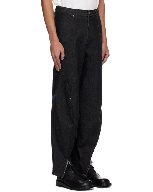 Adererror Black Jeans With Belt Loops for men