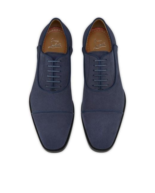 Christian Louboutin Blue Oxfords for men