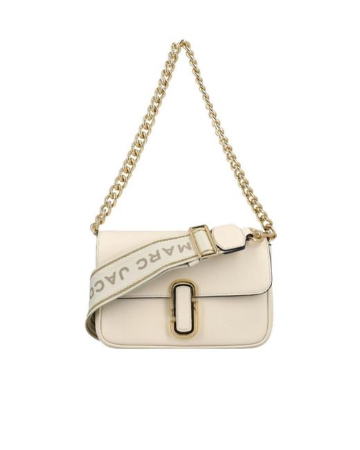 Marc Jacobs Metallic The J Marc Foldover Top Shoulder Bag