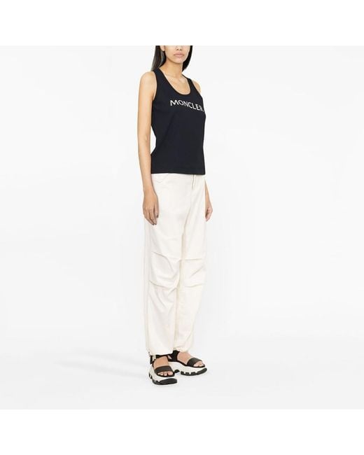 Moncler Black Logo Sleeveless Vest