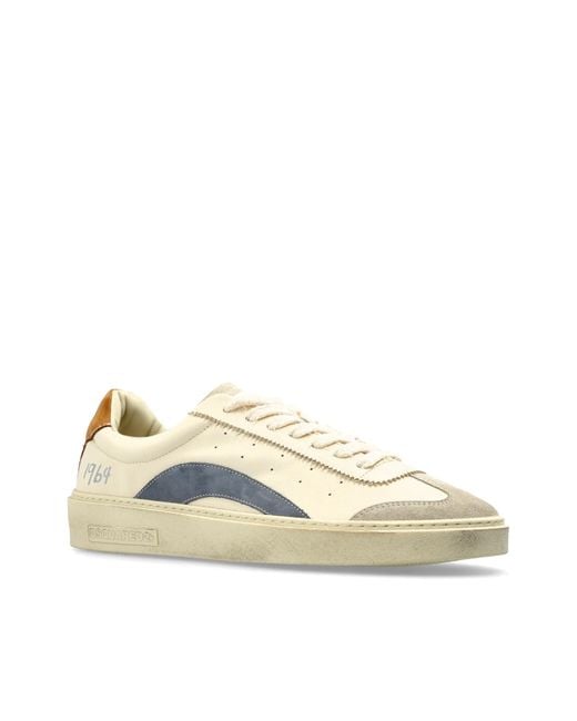 DSquared² Multicolor Panelled Leather Sneakers for men