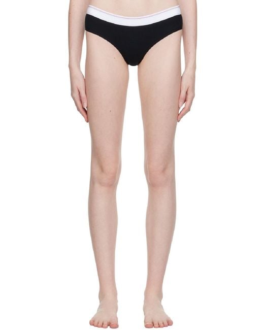 Alexander Wang Black Logo-Jacquard Briefs
