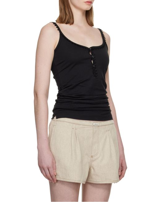 Jacquemus Black Le Debardeur Clavela Tank Top