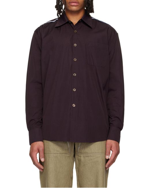 Our Legacy Brown Long Sleeve Shirt for men