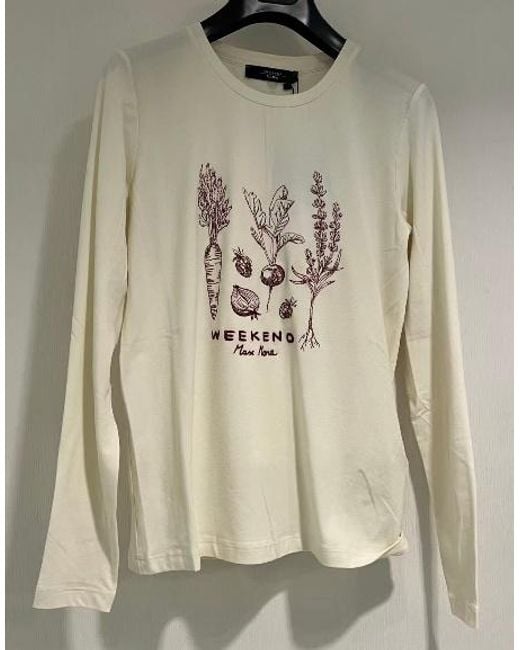 Weekend by Maxmara White Long Sleeve T-Shirt