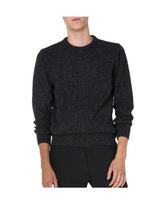 Barbour Black Tisbury Crewneck Knitted Jumper for men