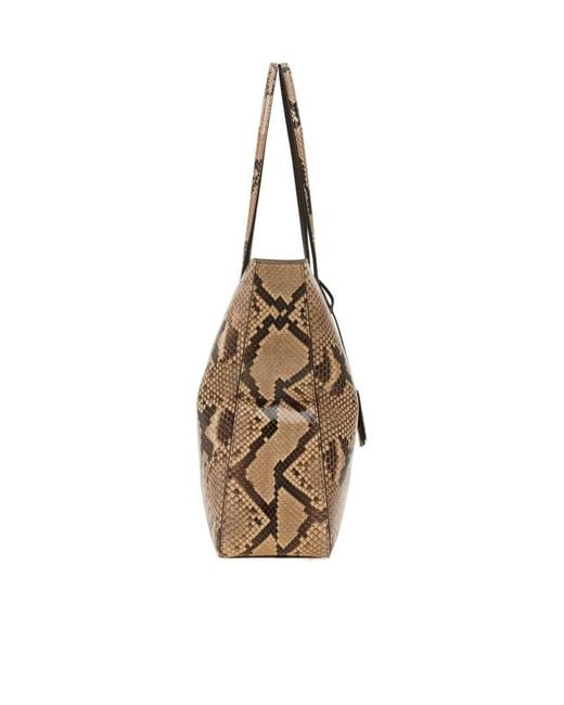 Ferragamo Brown Sac Cabas Star-Shaped (L)