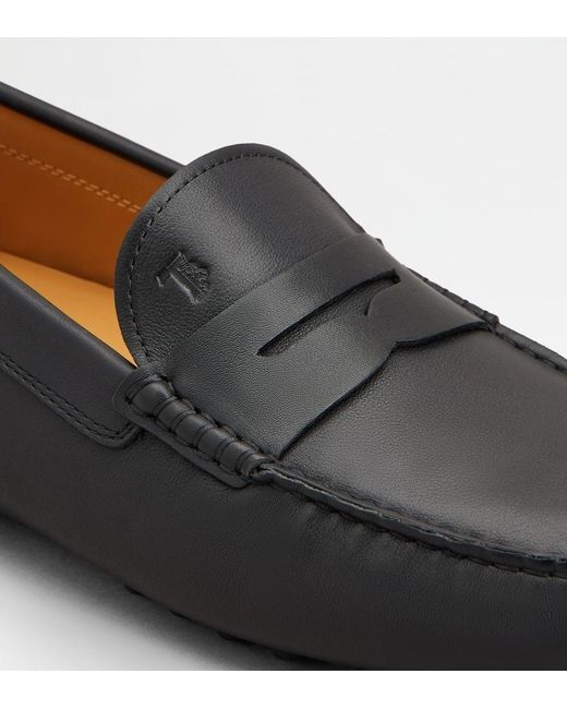 Tod's Black Gommino Loafers for men