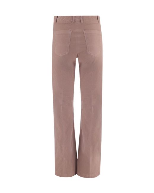 Ql2 Multicolor Casual Trousers With Belt Loops