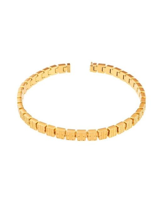 Balenciaga Metallic Nano Mini Link Choker