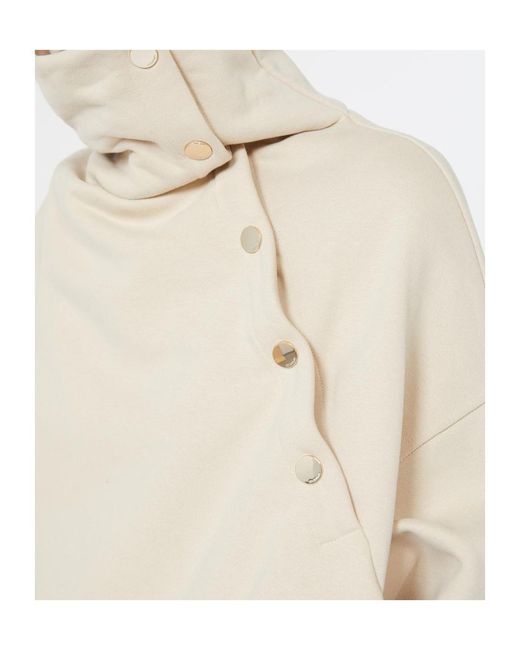 Sportmax Natural Long-Sleeve Sweatshirt