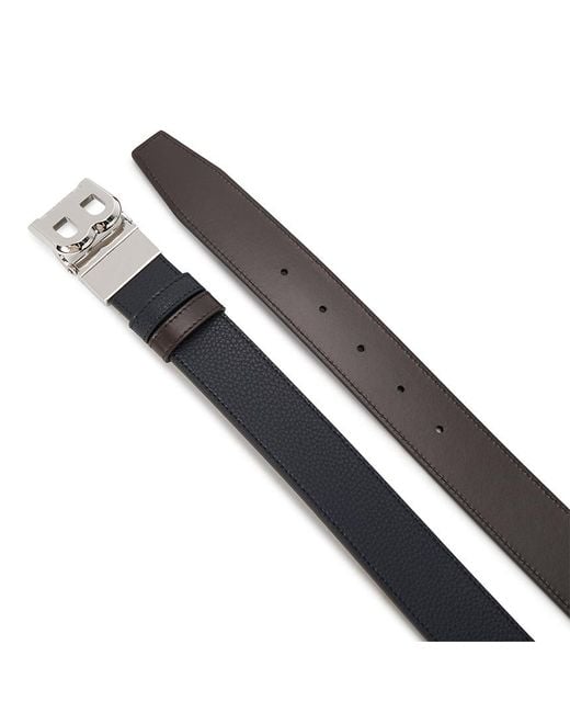 Bally White Reversible Belt for men