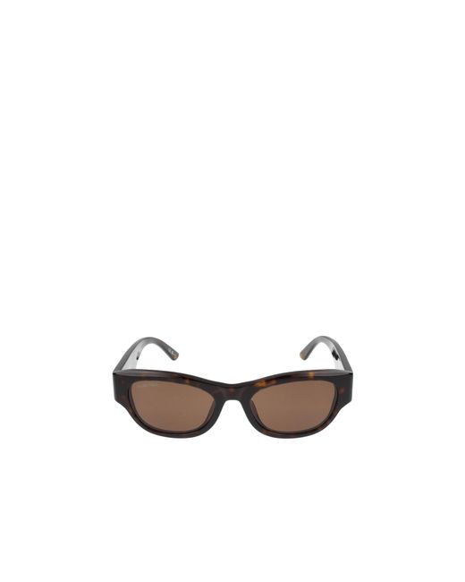 Balenciaga White Eyewear Rectangular Frame Sunglasses
