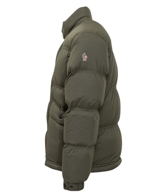 Moncler Green Long-Sleeved Down Jacket for men