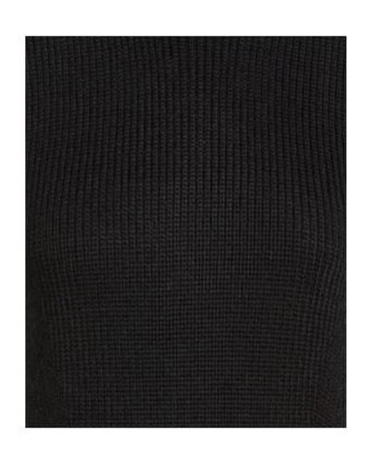 Rag & Bone Black Solid Sleeveless Turtleneck Knit Top