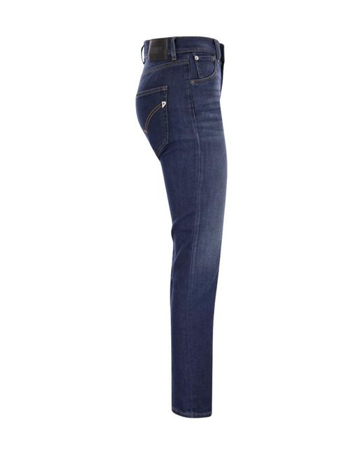 Dondup Blue Belt-Loop Jeans